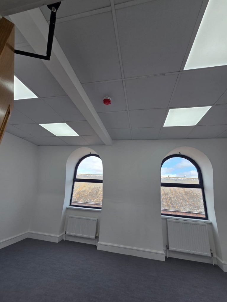 Commercial LED lighting installation 12